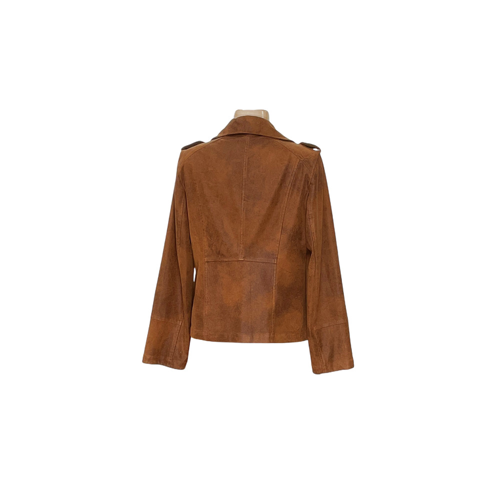 Chico's Brown Polyurethane Basic Jacket - Women's… - image 2
